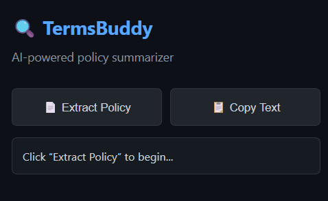 TermsBuddy - Terms & Conditions Summarizer