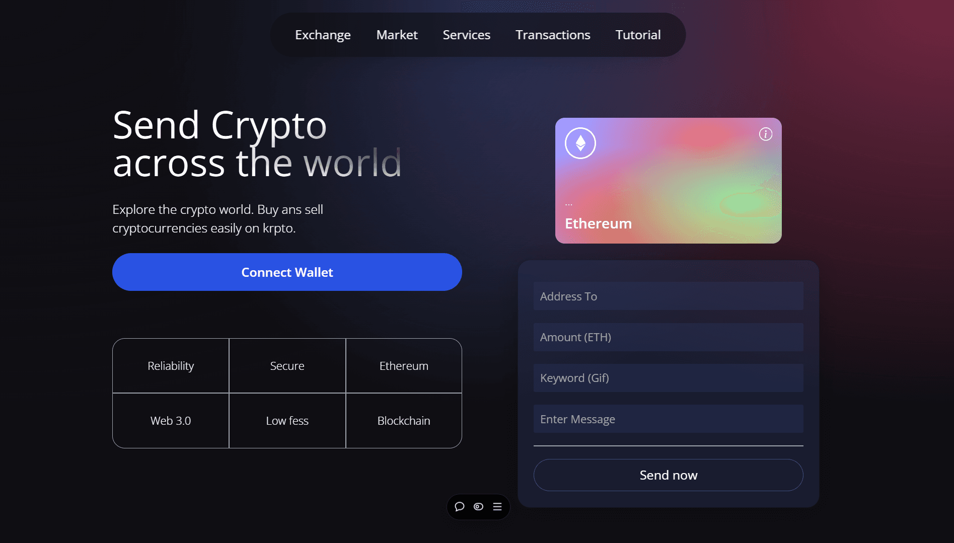 CryptPay - Crypto Wallet Exchange